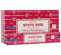 Anemone - Encens SATYA - Bâtonnets d'Encens Naturels - Boîtes de 15g (Rose Mystique, 1 Boîte)