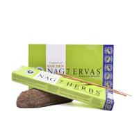 Anémone - Enecens Vijayshree Golden prémium - Bâtonnets Naturels et Boisés - Lot de Boîtes de 15g (7 Herbes, 3 Boîtes)