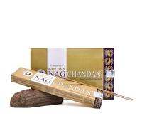 Anémone - Enecens Vijayshree Golden prémium - Bâtonnets Naturels et Boisés - Lot de Boîtes de 15g (Chandan, 1 Boîte)
