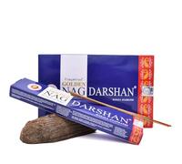 Anémone - Enecens Vijayshree Golden prémium - Bâtonnets Naturels et Boisés - Lot de Boîtes de 15g (Darshan, 1 Boîte)