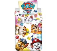 anemone Parure de lit Pat’ Patrouille Officielle en Microfibre 140x200 cm + 1 taie d'oreiller 63x63 cm - Paw (D)