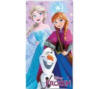 anemone Serviette de Bain Frozen - La Reine des Neiges en Coton - Drap de Plage 70 x 140 cm - Disney (C)