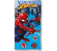 anemone Serviette de Bain Spiderman en Coton - Serviette de Douche - Serviette de Plage 70 x 140 cm - Disney (D)
