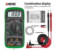 Aneng An8205c Testeur Multimètre Intelligent Ohmmer Test De Tension Outils De Tension De Courant Portables Multimètre - Type Green
