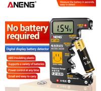 ANENG BT189 testeur de pile bouton détecteurs de batterie externe 9V N D C AA AAA universel ménage LCD affichage batterie testeur outils BT189 Black(box)