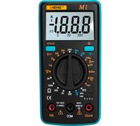 ANENG M1 Multimètre numérique portable LCD rétro-éclairé Haute précision AC/DC Tension Courant Résistance Transistor Testeur de continuité Protection contre les surcharges Bleu