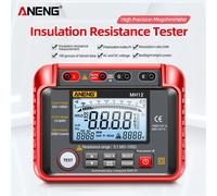 ANENG MH12 mégohmmètre numérique mètres isolation résistance à la terre compteurs testeur câble haute tension voltmètre mètre mh12 Red with box