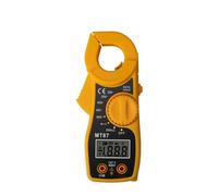 Aneng-Multimètre À Pince Numérique Mt87,Ampèremètre Ac,Voltmètre Ncv Ohm,Testeur De Haute Précision,Test De Compteur Professionnel,1999 Points - Type Yellow