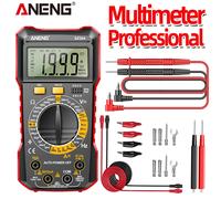 ANENG-Multimètre numérique multifonction SZ304, true RMS, déterminer, testeur de haute précision, NCV, AC, DC, Votage, 02/10/2018, courant, outil Ohm SZ304 Black