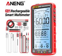 ANENG-Multimètre numérique professionnel aste 681, testeur de tension sans contact, voltmètre AC/DC, écran LCD, testeur de courant 681 Black Pro
