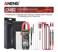 Aneng-Pince Ampèremétrique Cm82,Multimètre Dc,Ac,Tension De Courant 600a,Ampèremètre De Voiture,Testeur D'ampèremètre 6000 Points,Puzzle Hz Itance,Test Ncv Ohm - Type Cm82 Red