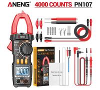 Aneng-Pince Ampèremétrique Numérique Pnknit,Testeur De Courant Alternatif 600a,Voltmètre,Ampèremètre,Diode Ncv Avec Température Morte,Outil Professionnel - Type Red Pro #B