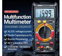 ANENG SZ305 Multimètre Testeur de condensateur Professionnel 1999 Counts Smart Voltmeter Ohm Meter Fast Accurately Measures Voltage Current Resistance Capacitor Frequency Diode hFE