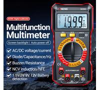 ANENG SZ305 Multimètre Testeur de condensateur Professionnel 1999 Counts Smart Voltmeter Ohm Meter Fast Accurately Measures Voltage Current Resistance Capacitor Frequency Diode hFE