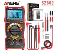 Aneng Sz309 Multimètre Intelligent 1999 Compte Numérique Professionnel Haute Précision Compteur De Tension Ac/Dc Multimètre Outils Faciles À Cary - Type Sz309 Red Pro