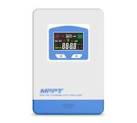 Anern MPPT Contrôleur Régulateur de Charge Solaire 100V 40A 12V / 24V Panneau Solaire Contrôleur de Batterie Affichage LCD USB Double (MPPT 40A)