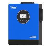 Anern Onduleur hybride 6 kW Inverseur solaire 220 V-240 V CA intégré 2 MPPT Pas besoin de batterie Peut connecter un moteur 3P ou une pompe à eau, tension MPPT 60-450 V CC