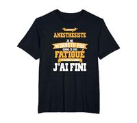Anesthésiste Je ne m'arrête Pas Cadeau Anesthésie Humour T-Shirt, Homme Grandes Tailles, Noir, 6X Tall