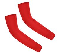 Anevous 1 paire de manchettes pour enfant, unisexe, manchons d'été, protège-bras anti-UV, manches de protection solaire, manchons de compression pour volley-ball, football, filles, garçons, rouge, M(8