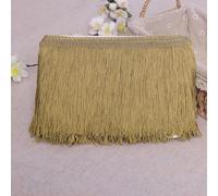 Anevous 10 yards x 10 cm - Bordure à franges - Ruban à franges - Ruban en polyester - Bordure à franges - Bordure à pompons brodés - Ruban décoratif en dentelle pour couture, bricolage, vêtements