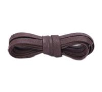 Anevous Lot de 2 paires de lacets plats de 8 mm de large - Lacets de rechange en coton - Pour chaussures de course, chaussures de sport, marron foncé, 170 cm