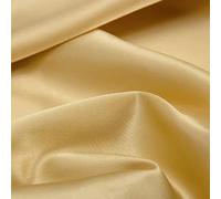 Anevous Satin de 2 m x 150 cm - Tissu à Coudre Vendu au Mètre - D'Ameublement Uni pour Vêtements de Mode, Cadeau, Artisanat, Décoration - Champagne