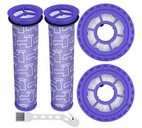 Anewise Filter Replacements for Dyson DC41, DC65, DC66, UP13, UP20 Multi Floor, Ball and Animal Vacuum, 2 Post Filters & 2 Pre Filters, Replaces Part # 920769-01 & 920640-01