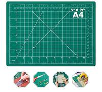 anezus Tapis de couture auto-cicatrisant, tapis de découpe rotatif double face 5 plis, planche à découper pour travaux manuels, loisirs créatifs, projets de scrapbooking, 22,9 x 30,5 cm (A4)