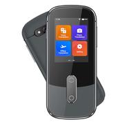 Anfier W09 Pro W09 Pro Traducteur vocal pour 144 langues et accents Traduction de photos Pas besoin d'Internet WiFi pour les voyages d'affaires W09 Gris