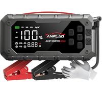 ANFLAG 8000A Booster Batterie Voiture avec Gonfleur 160PSI, 26800mAh Démarreur Batterie avec PD65W Charge Rapide et LED, 12V Booster Voiture Puissant, Bloc d'alimentation avec compresseur