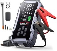 ANFLAG 8000A Booster Batterie Voiture avec Gonfleur 160PSI, 26800mAh Démarreur Batterie Voiture avec Compresseur à Air, Jump Starter avec pour 12V Véhicules(Tout Gaz/12L Diesel)