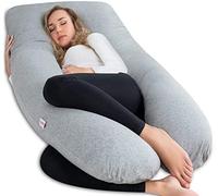 Ang Qi U Oreiller de maternité/grossesse avec housse en coton zippée, Standard