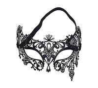 ANGAZURE-FR Masque en Métal Masque Loup Femme Metal Masque Partie Masque Mascarade Partie Fournitures