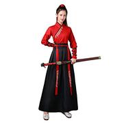 Angcoco Unisexe Ancienne Chinoise Traditionnelle Dynastie Tang Hanfu Wuxia Cosplay Costumes