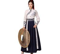 Angcoco Unisexe Ancienne Chinoise Traditionnelle Dynastie Tang Hanfu Wuxia Cosplay Costumes