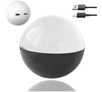 ANGDI Boules de Cristal personnalisées, Lecteur vidéo, Boule de Cristal 3D avec téléchargement de Photos et vidéos personnalisées, Globe Lumineux à Affichage numérique, Cadeau Photo(Black)