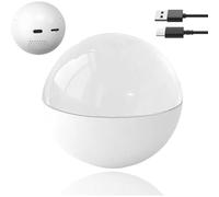 ANGDI Boules de Cristal personnalisées, Lecteur vidéo, Boule de Cristal 3D avec téléchargement de Photos et vidéos personnalisées, Globe Lumineux à Affichage numérique, Cadeau Photo(White)