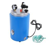 ANGDI Injecteur de Cire Rond, Machine de coulée de Cire sous Vide 2,2 L avec manomètre, Machine de Moulage de Cire, Pompe d'injection de Cire sous Vide 30-110°C pour la Fabrication