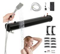 ANGDI Kit de Douche Solaire Portable pour Le Camping, Douche de Toit pour véhicule avec réservoir d'eau Haute Pression et pommeau de Douche, douches de Toit Portables pour SUVs camions(18L/4.8gal)