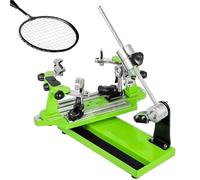 ANGDI Machine à Corder Les Raquettes de Tennis, cordeuse Fixe 6 Points pour Raquettes de Squash et de Badminton avec Accessoires complets, Outils de Cordage antidérapants pour Raquettes(Green)