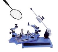 ANGDI Machine à Corder Les Raquettes de Tennis, cordeuse Fixe 6 Points pour Raquettes de Squash et de Badminton avec Accessoires complets, Outils de Cordage antidérapants pour Raquettes(Blue)