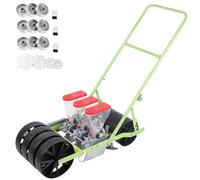 ANGDI Semoir agricole Manuel à Pousser pour légumes, avec espacement des Rangs/espacement des Plants/Profondeur réglables, épandeur de Jardin, Distributeur de graines Manuel pour maïs, soja(3)