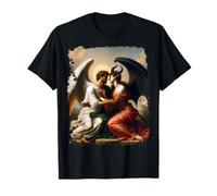 Ange angélique et démoniaque Démon Amour Romance Divine Art T-Shirt