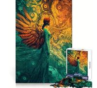 Ange, Art Mixte, Post-impressionnisme, Puzzle Adulte 1000 pièces, Développe la mémoire, Loisirs calmes, Bords Nets, Cadeau Unique (38x52cm)