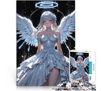 Ange aux Ailes Blanches Puzzle pour Adolescents 1000 pièces Jeu intellectuel Jouet Collection d'artistes, Beaux-Arts 38x26cm