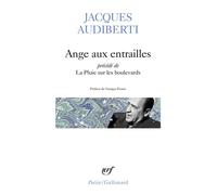 Ange aux entrailles / La Pluie sur les boulevards Précédé de La pluie sur les boulevards - Jacques Audiberti - Gallimard - Poche - Poésie