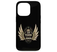 Ange avec Ailes 18ème Anniversaire Vintage 2008 Coque pour iPhone 13 Pro