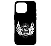 Ange avec Ailes 18ème Anniversaire Vintage 2008 Coque pour iPhone 16 Pro