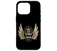 Ange avec Ailes 18ème Anniversaire Vintage 2008 Coque pour iPhone 16 Pro