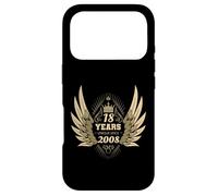 Ange avec Ailes 18ème Anniversaire Vintage 2008 Coque pour iPhone 17 Pro